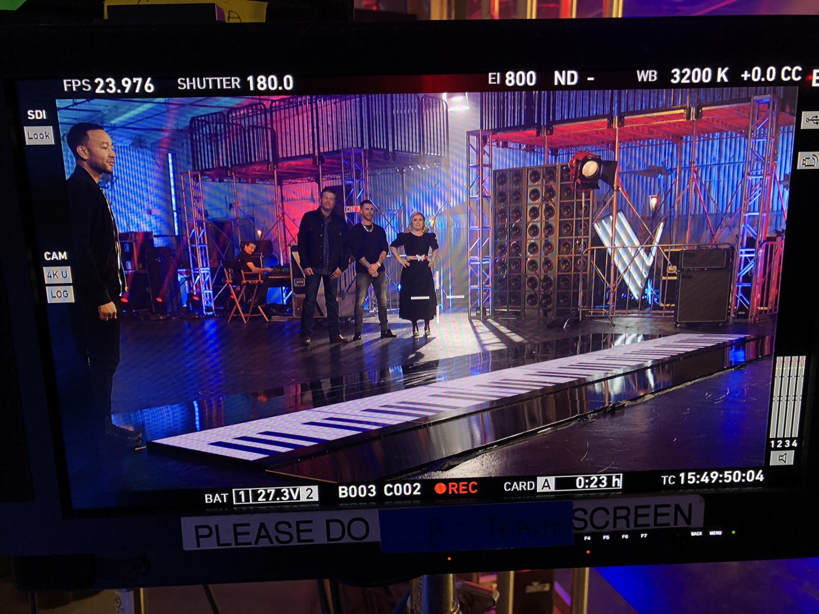 BIG PIANO! The Voice
*Burbank Stages : Set Stills : Stephen Sheridan, Cinematographer | Hollywood CA